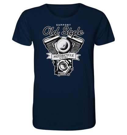 Old Style Motocycle Riding - Bike - Motorrad - Organic Shirt - MOANDO-SHOP - Unisex-Shirts