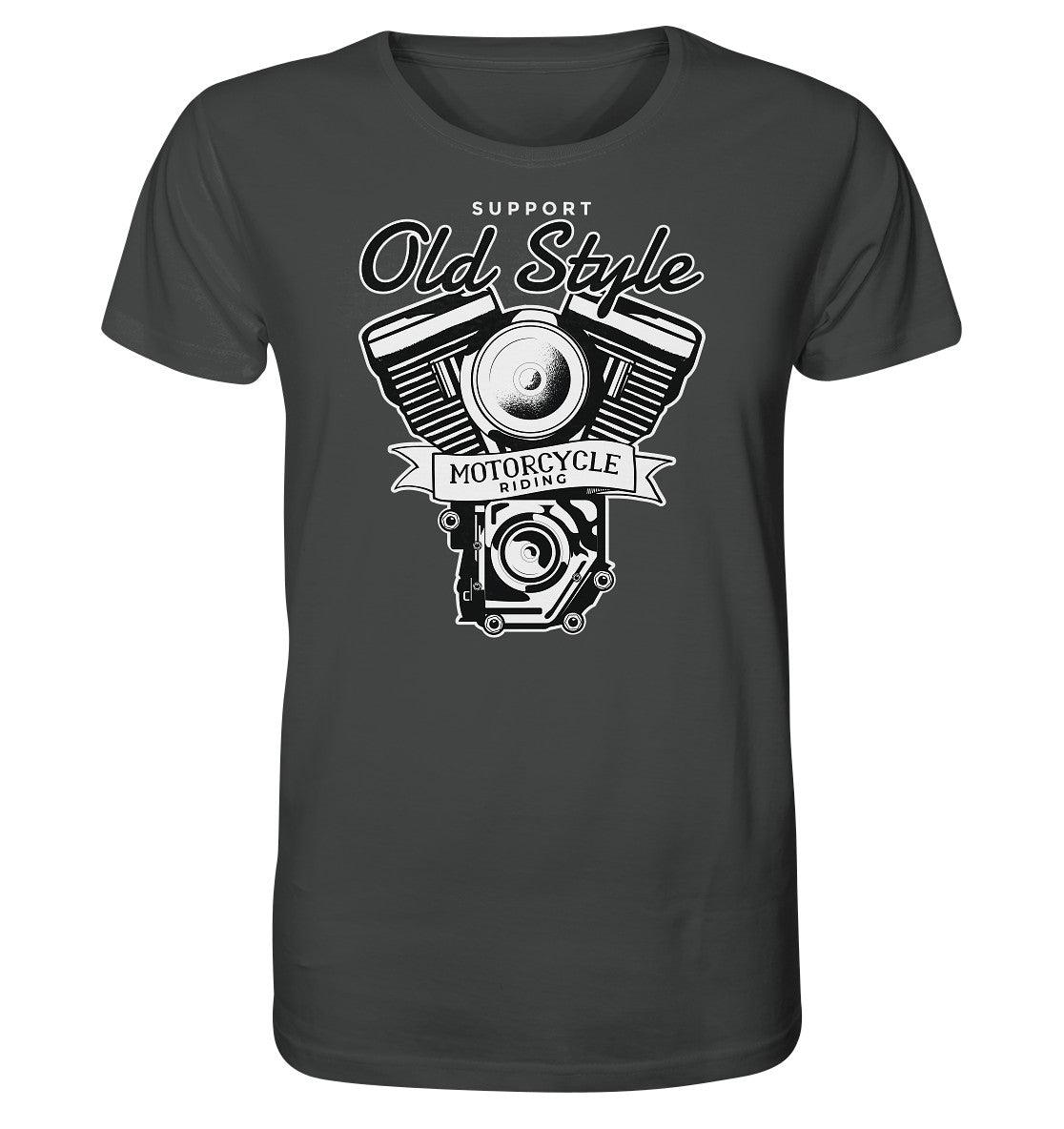 Old Style Motocycle Riding - Bike - Motorrad - Organic Shirt - MOANDO-SHOP - Unisex-Shirts