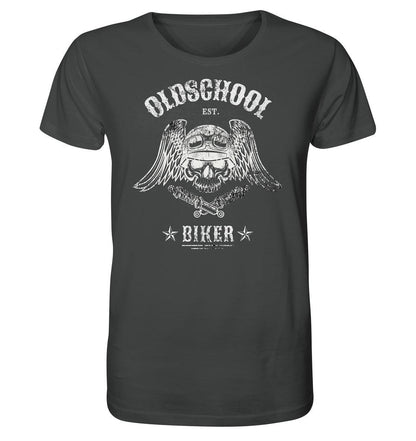 Oldschool Biker - Motorradfahrer der Alten Schule - Organic Shirt - MOANDO-SHOP - Unisex-Shirts