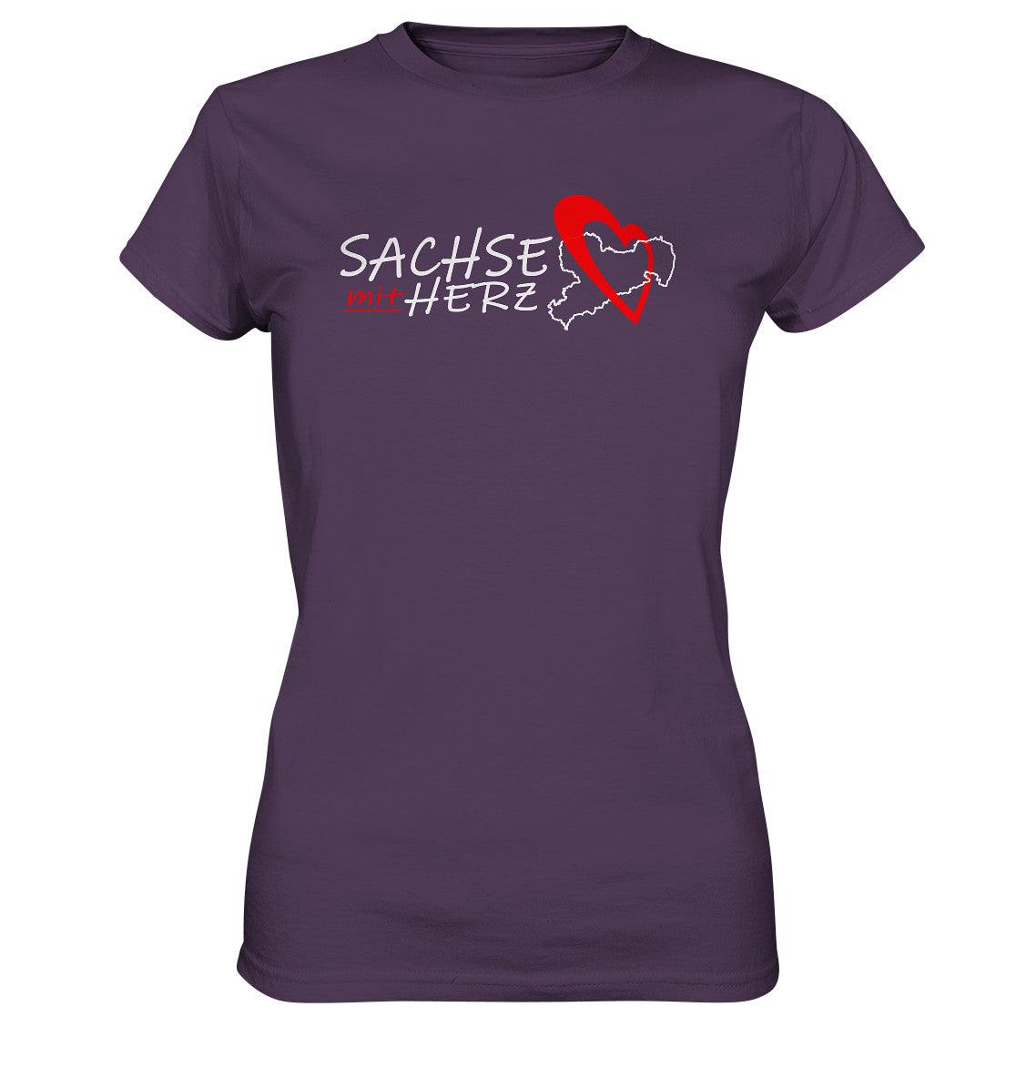 sachse mit herz - sachsen - ladies premium shirt - moando-shop - lady-shirts