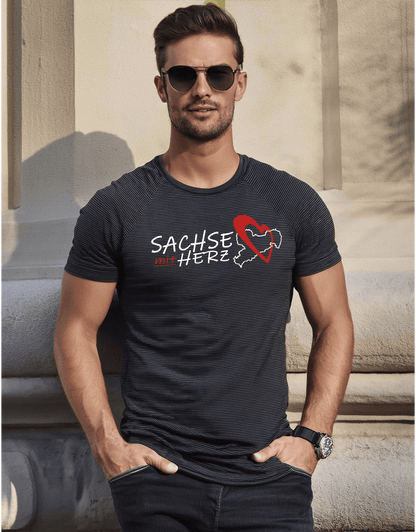 Sachse mit Herz - Sachsen - Organic Shirt - MOANDO-SHOP - Unisex-Shirts