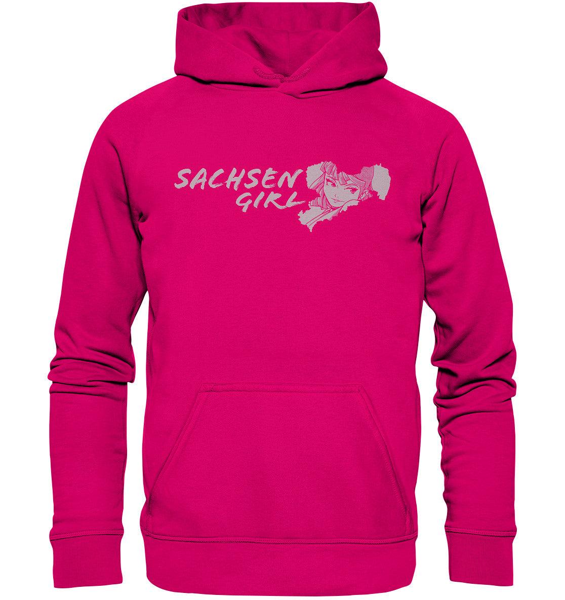 sachsengirl - sachsenlady - sachsen - dialekt - basic unisex hoodie - moando-shop - hoodies