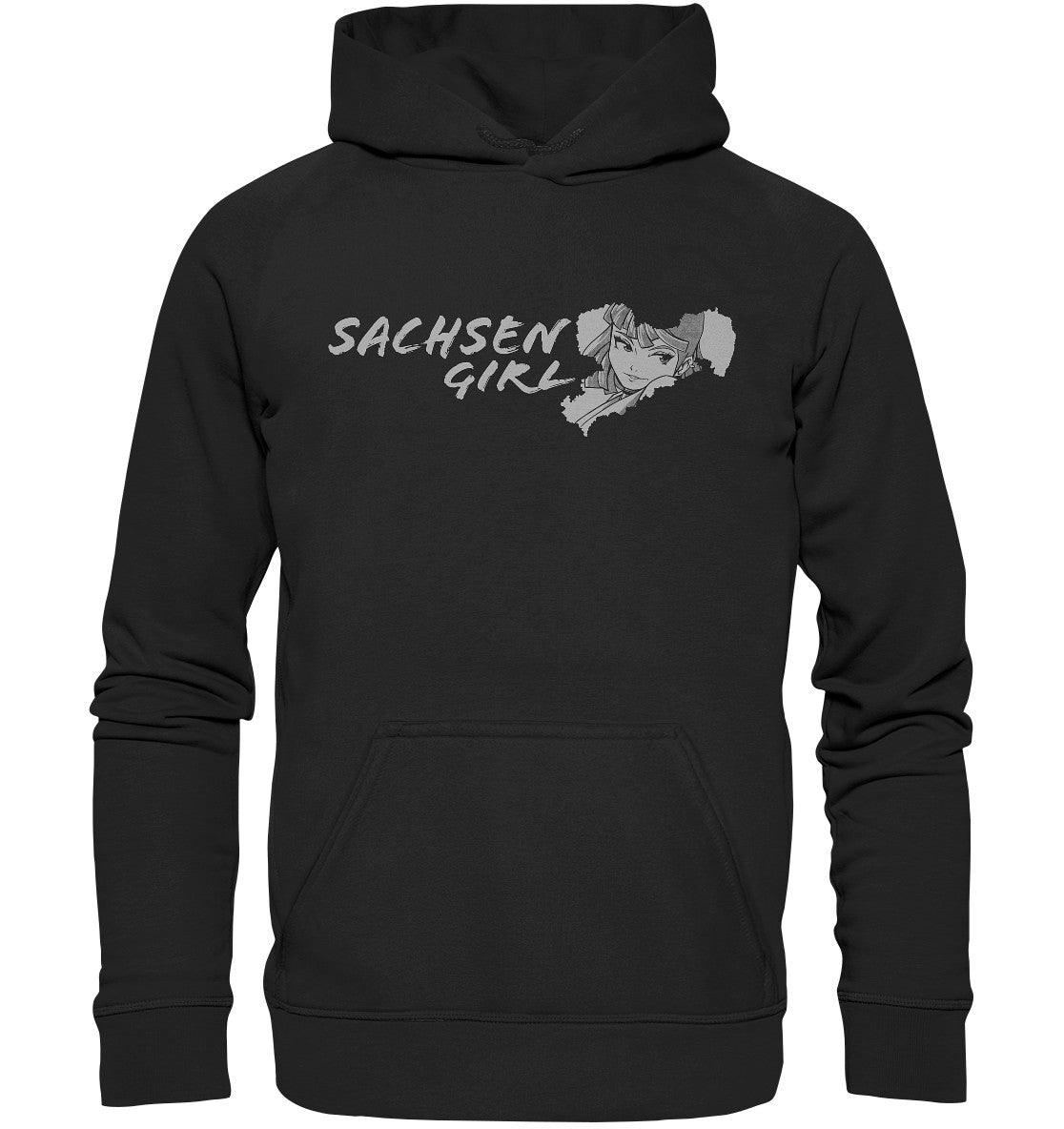 sachsengirl - sachsenlady - sachsen - dialekt - basic unisex hoodie - moando-shop - hoodies