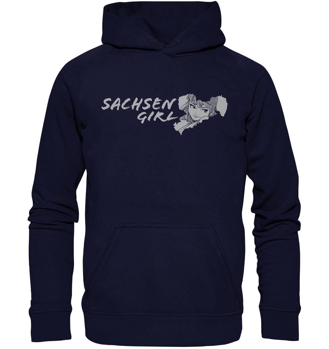 sachsengirl - sachsenlady - sachsen - dialekt - basic unisex hoodie - moando-shop - hoodies