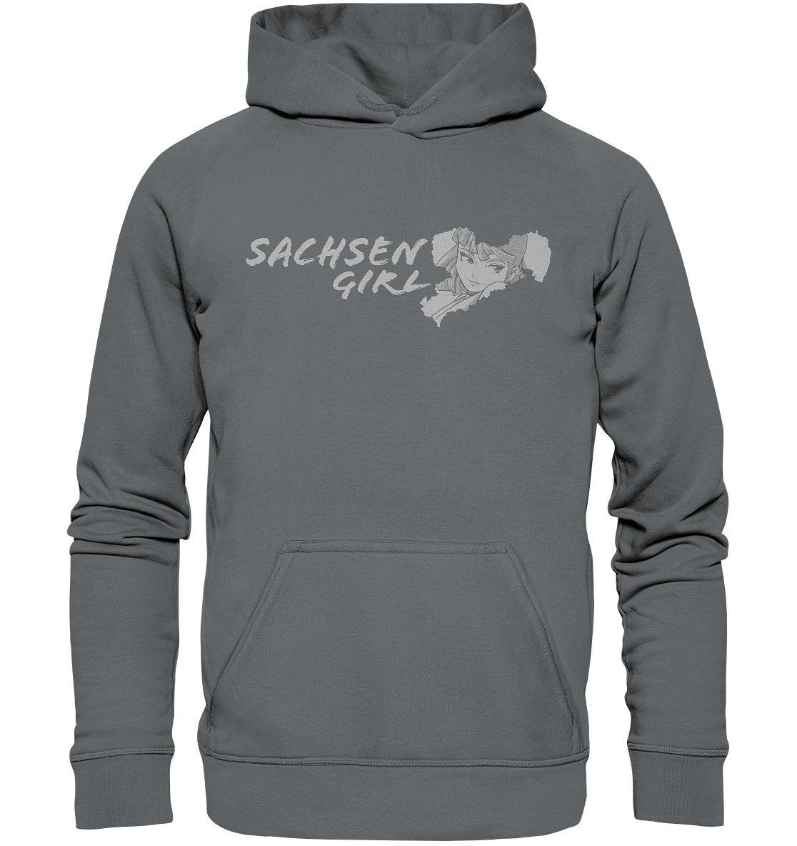 sachsengirl - sachsenlady - sachsen - dialekt - basic unisex hoodie - moando-shop - hoodies