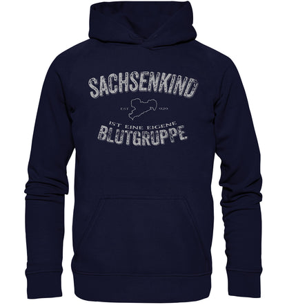 Sachsenkind eine eigene Blutgruppe - Sachsen - Basic Unisex Hoodie - MOANDO-SHOP - Hoodies