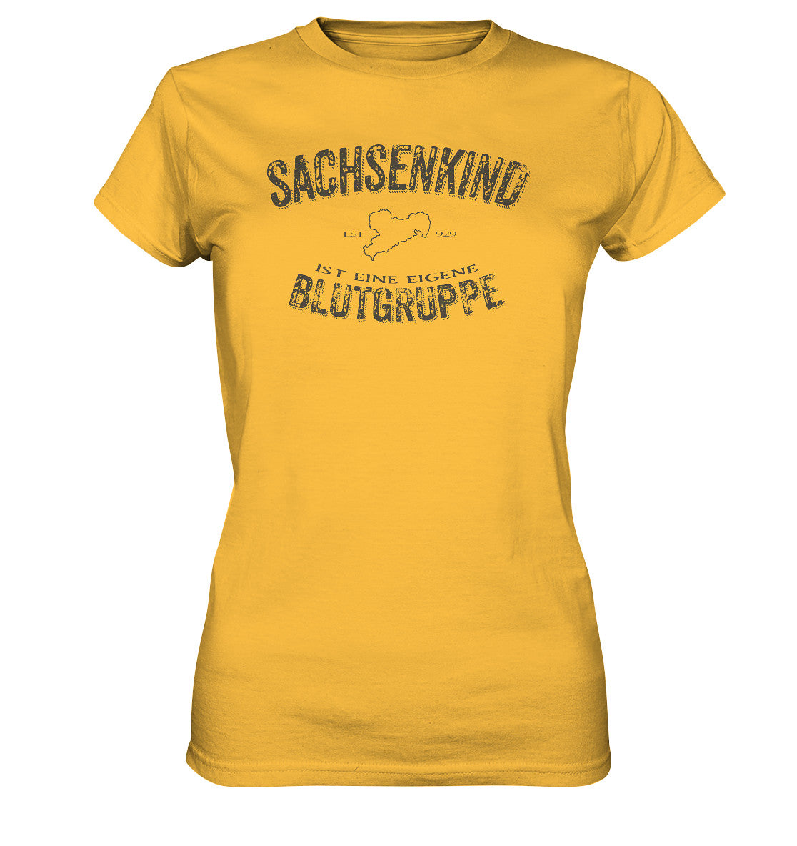 sachsenkind eine eigene blutgruppe - sachsen - ladies premium shirt - moando-shop - lady-shirts