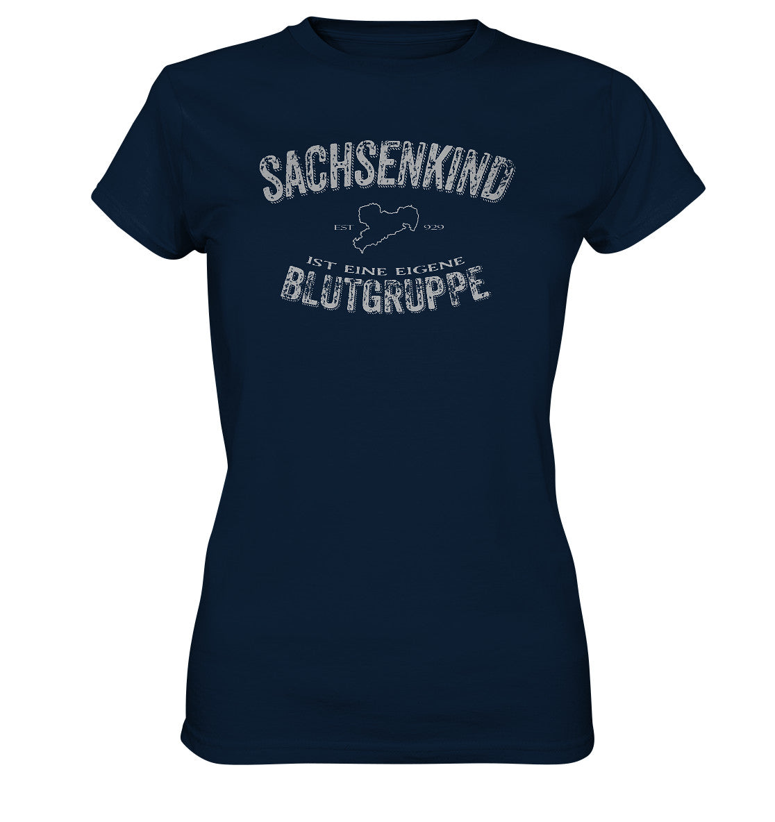 sachsenkind eine eigene blutgruppe - sachsen - ladies premium shirt - moando-shop - lady-shirts