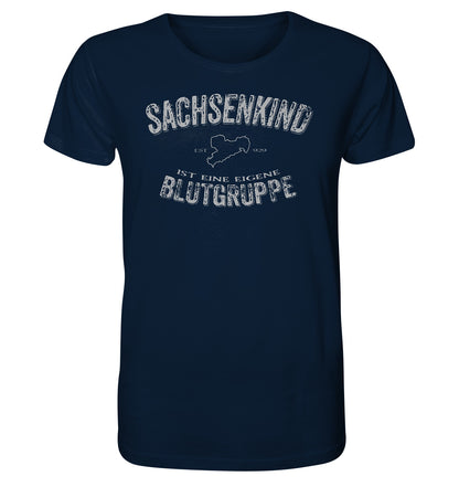 Sachsenkind eine eigene Blutgruppe - Sachsen - Organic Shirt - MOANDO-SHOP - Unisex-Shirts