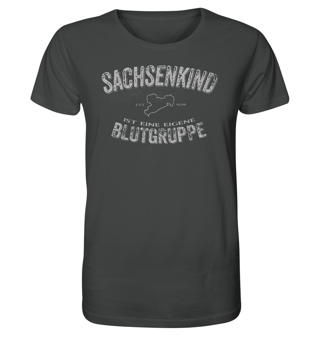 sachsenkind eine eigene blutgruppe - sachsen - organic shirt - moando-shop - unisex-shirts