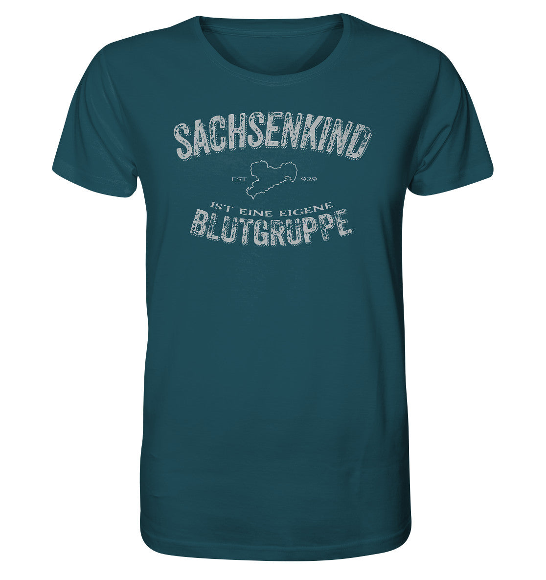 sachsenkind eine eigene blutgruppe - sachsen - organic shirt - moando-shop - unisex-shirts