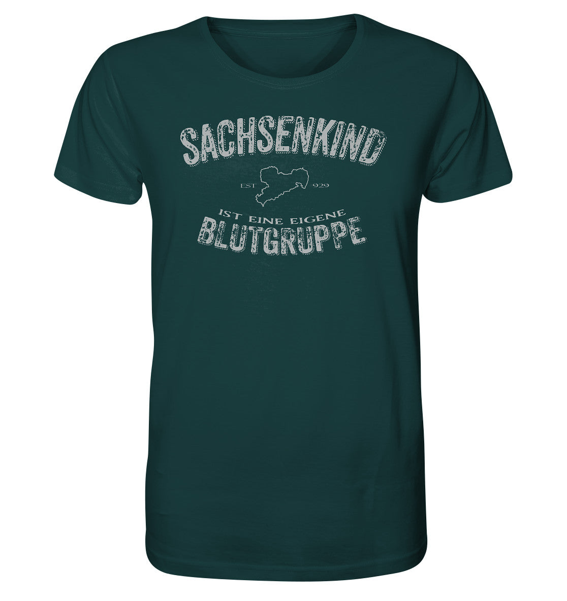 sachsenkind eine eigene blutgruppe - sachsen - organic shirt - moando-shop - unisex-shirts