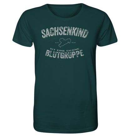 Sachsenkind eine eigene Blutgruppe - Sachsen - Organic Shirt - MOANDO-SHOP - Unisex-Shirts