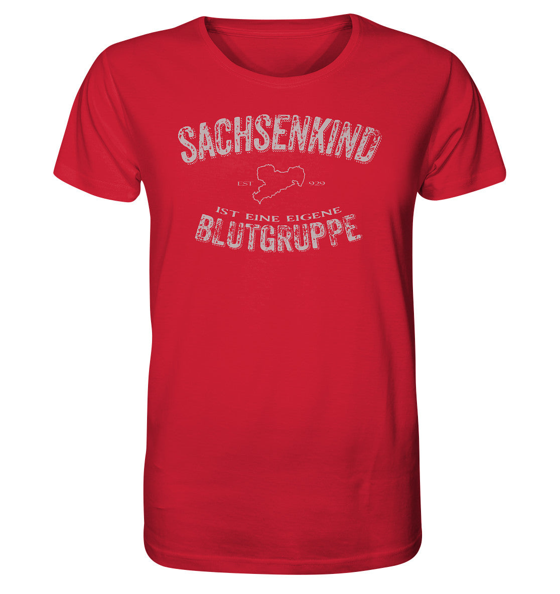 sachsenkind eine eigene blutgruppe - sachsen - organic shirt - moando-shop - unisex-shirts