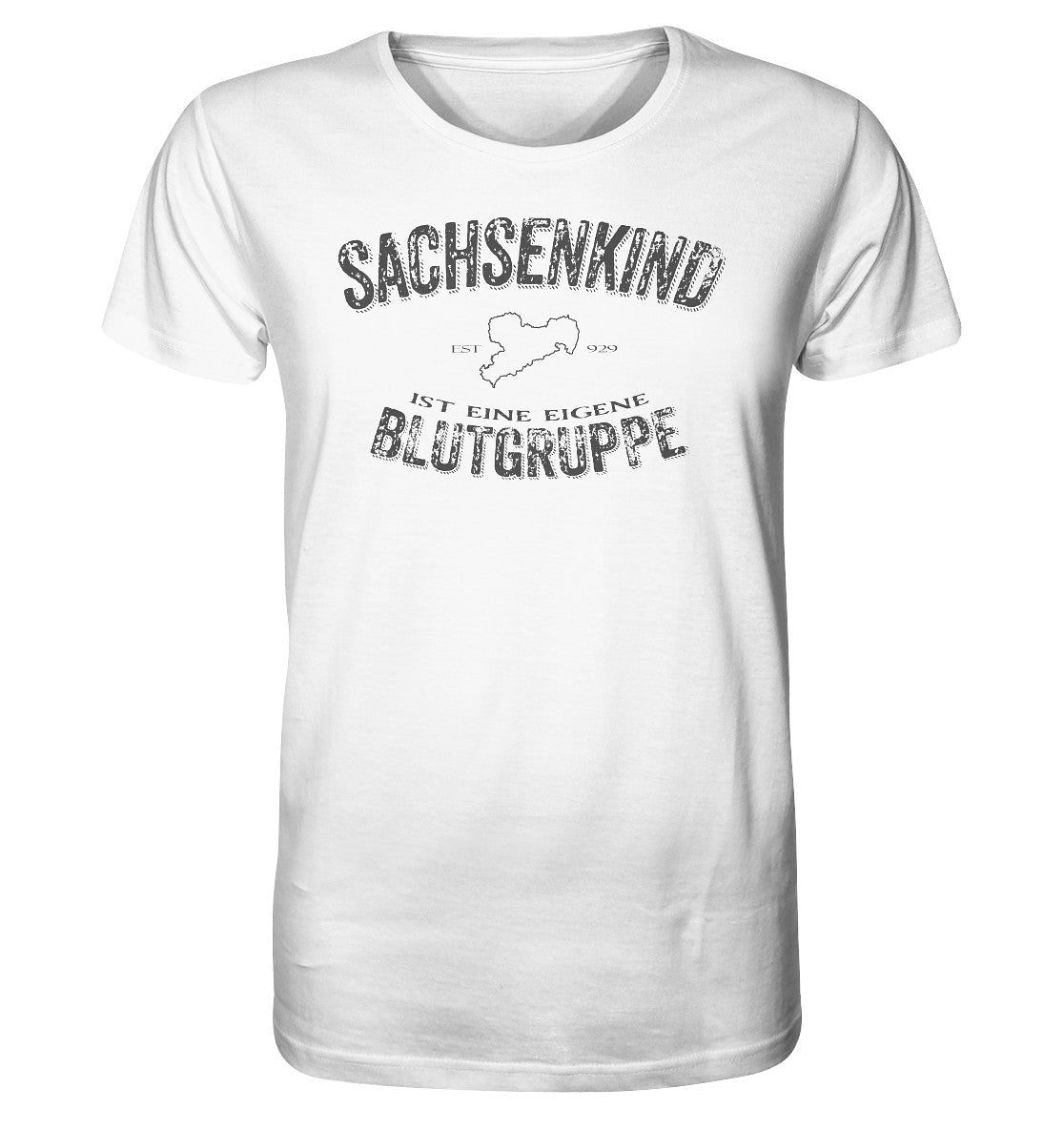 sachsenkind eine eigene blutgruppe - sachsen - organic shirt - moando-shop - unisex-shirts