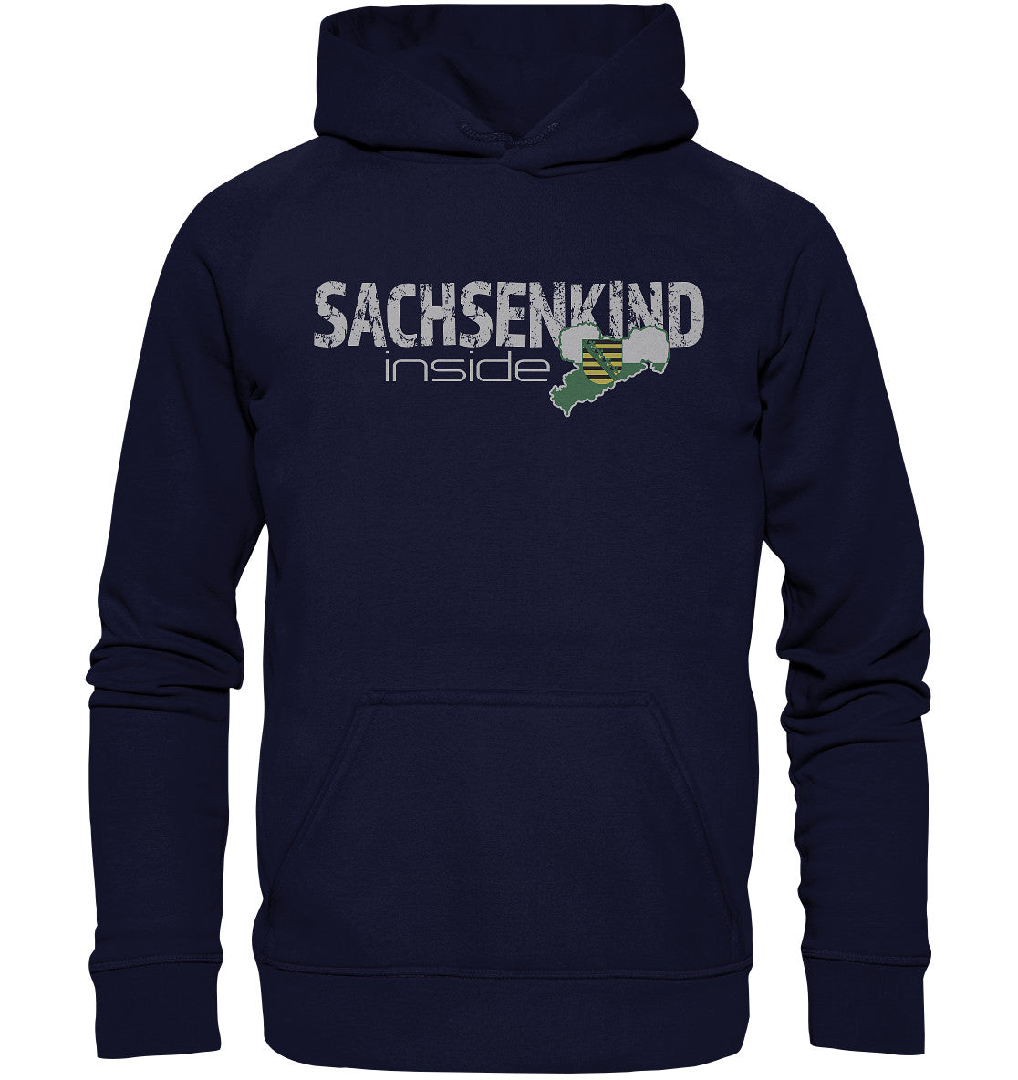 sachsenkind inside - sachsen - basic unisex hoodie - moando-shop - hoodies