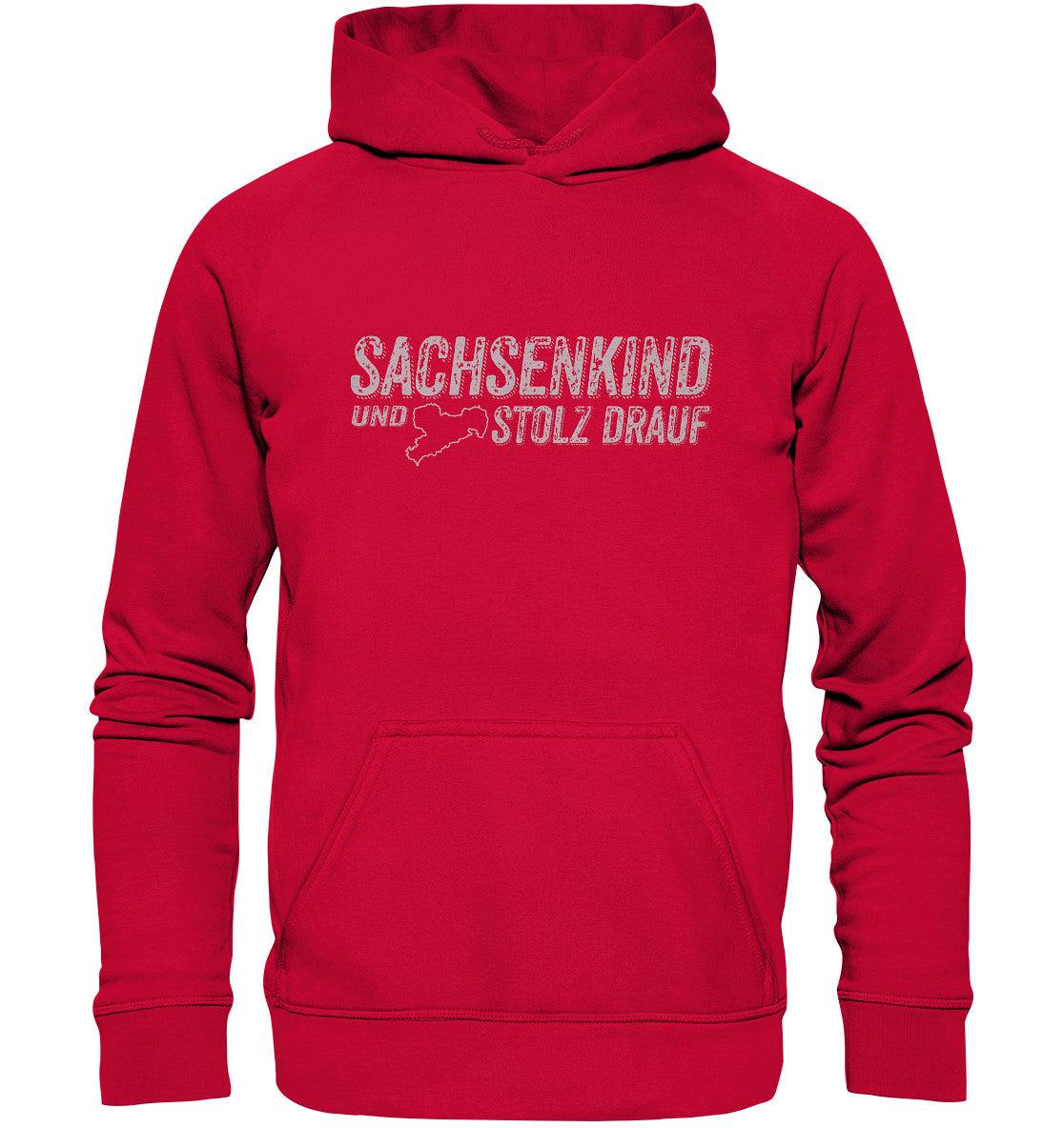 sachsenkind und stolz drauf - sachsen - basic unisex hoodie - moando-shop - hoodies