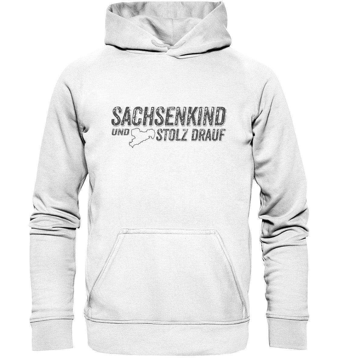 sachsenkind und stolz drauf - sachsen - basic unisex hoodie - moando-shop - hoodies