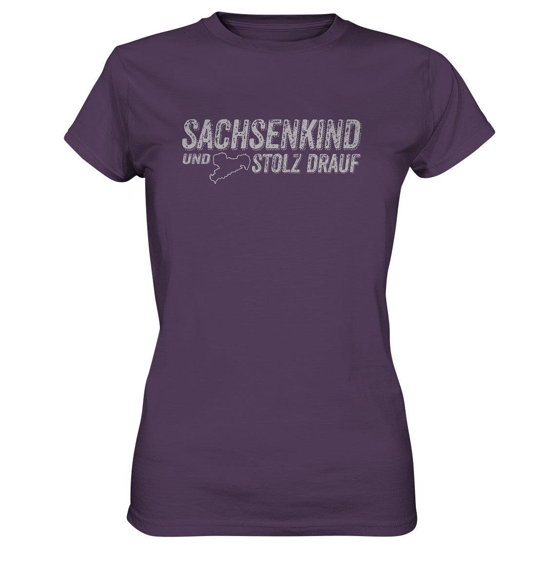 sachsenkind und stolz drauf - sachsen - ladies premium shirt - moando-shop - lady-shirts