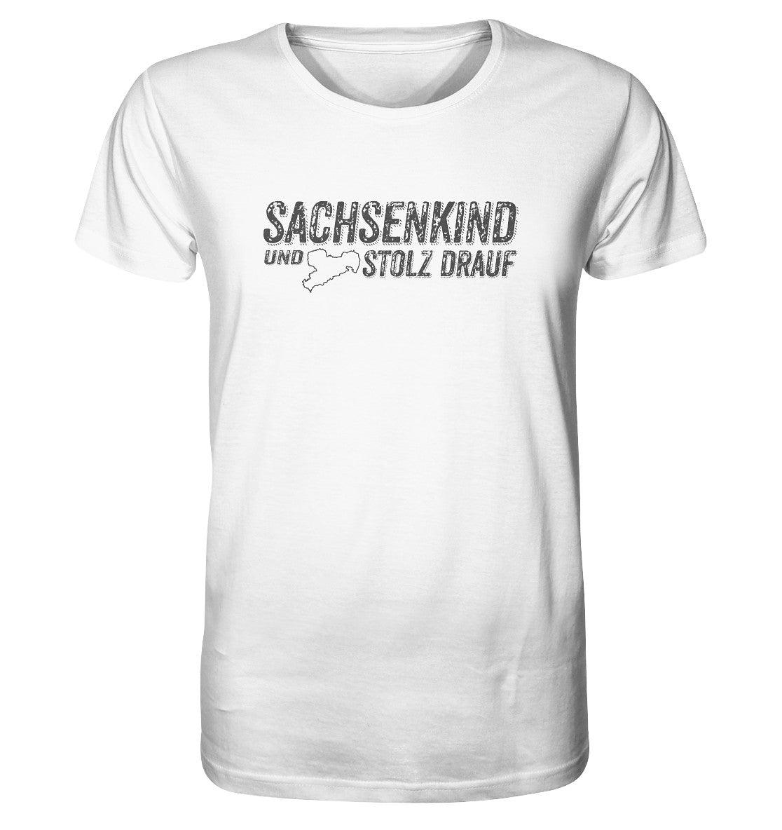 sachsenkind und stolz drauf - sachsen - organic shirt - moando-shop - unisex-shirts