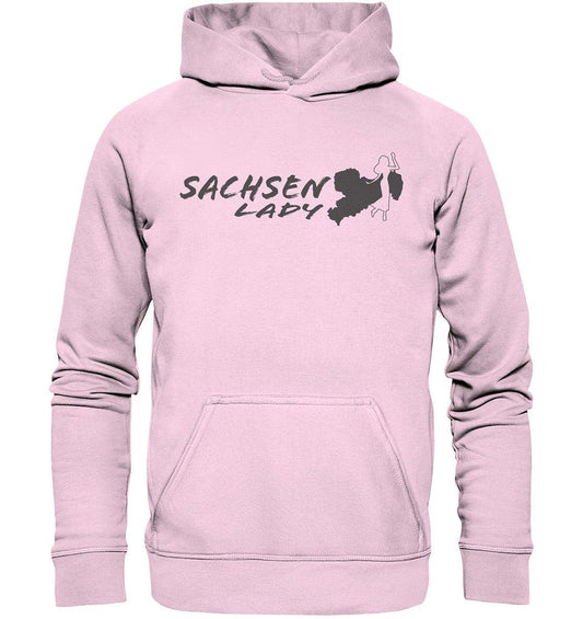 Sachsenlady - Sachsenladie - Sachsen - Dialekt - Basic Unisex Hoodie - MOANDO-SHOP - Hoodies