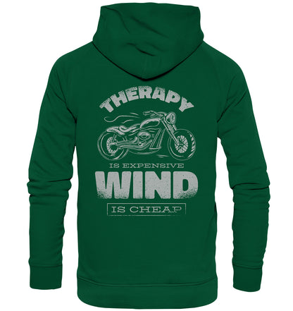 therapy is expensive wind is cheap - Motorrad - - Basic Unisex Hoodie