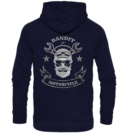 Bandit for Motorcycle - Bandit auf dem  Motorrad - Rückendruck - Basic Unisex Hoodie