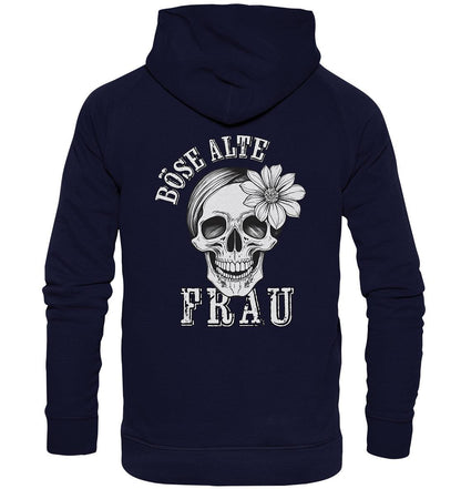 Böse Alte Frau - Rückendruck - Basic Unisex Hoodie Clothing Tops Clothing Tops Basic Unisex Hoodie,motorrad