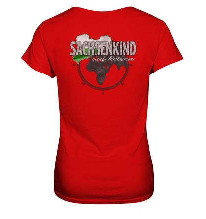 Sachsenkind auf Reisen - Sachsen - Urlaub - Erholung - Ladies Premium Shirt