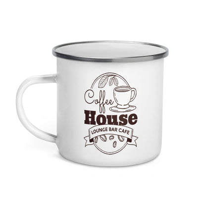 Coffee House - Kaffee Haus - Emailletasse