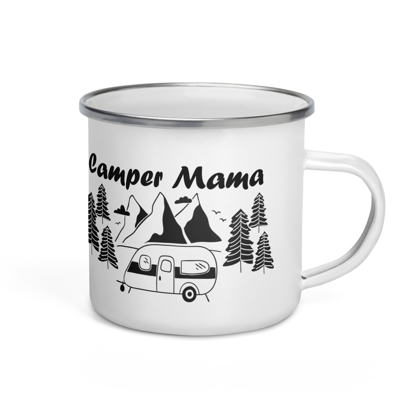 camper mama - emailletasse