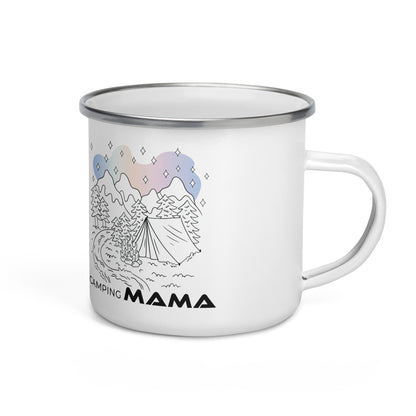 Camping MAMA - Emailletasse