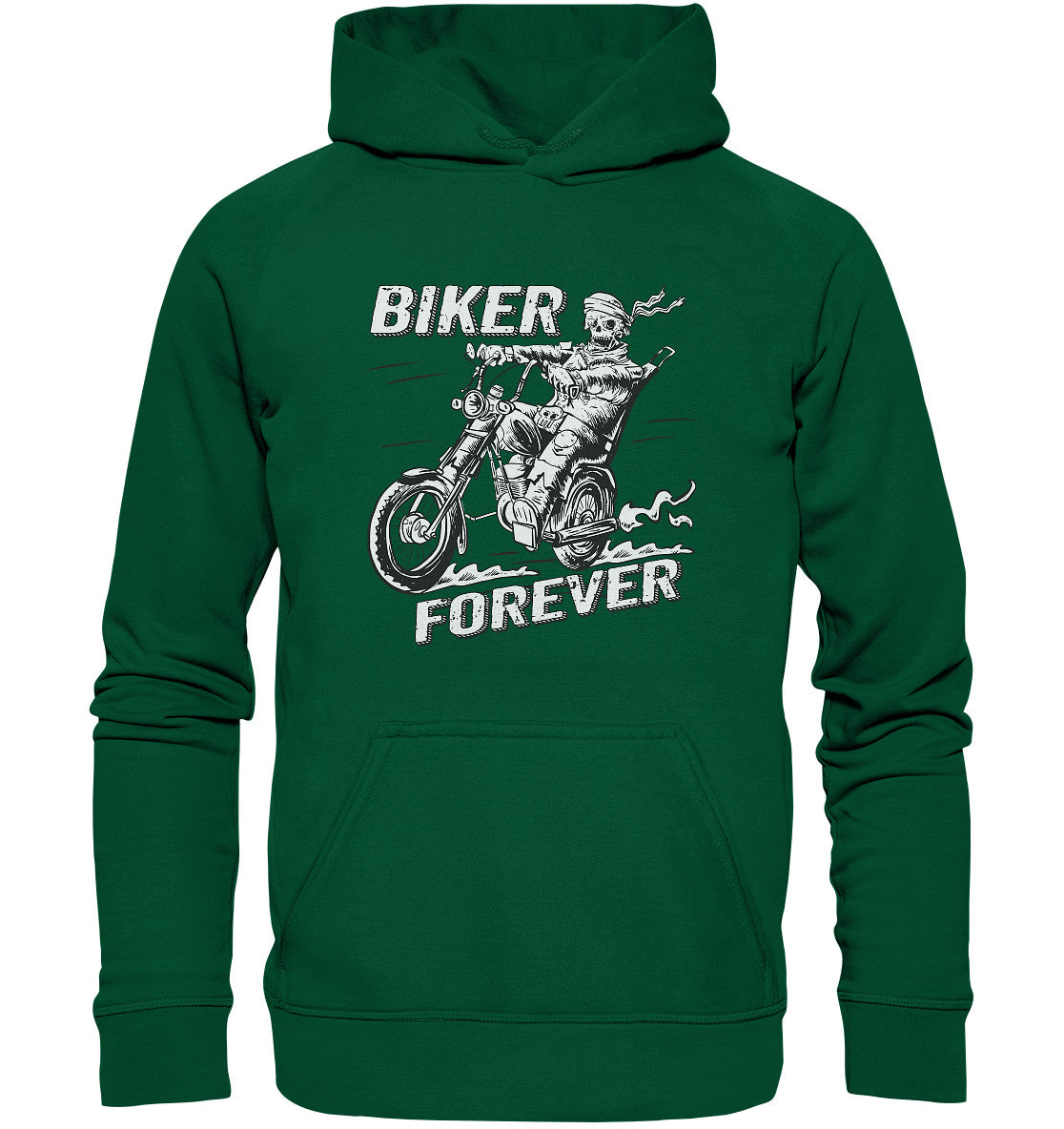 biker forever - für immer motorrad - basic unisex hoodie clothing tops basic unisex hoodie hoodies