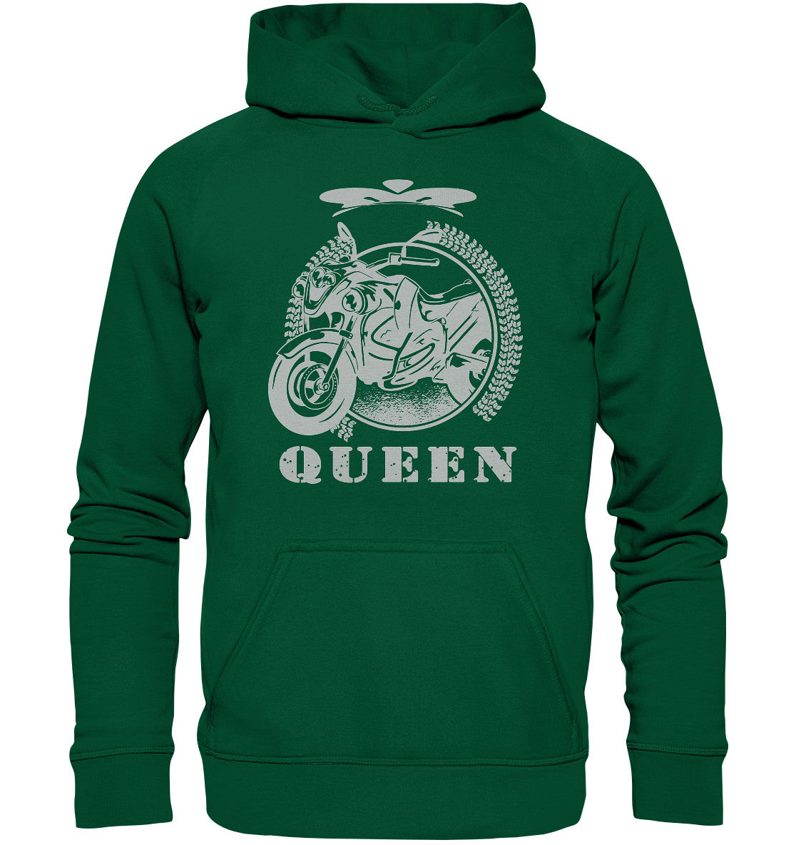 biker queen motorrad königin - basic unisex hoodie