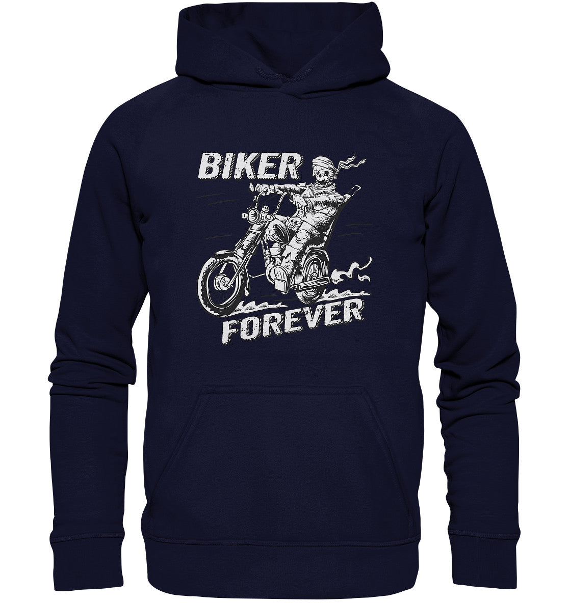 biker forever - für immer motorrad - basic unisex hoodie clothing tops basic unisex hoodie hoodies