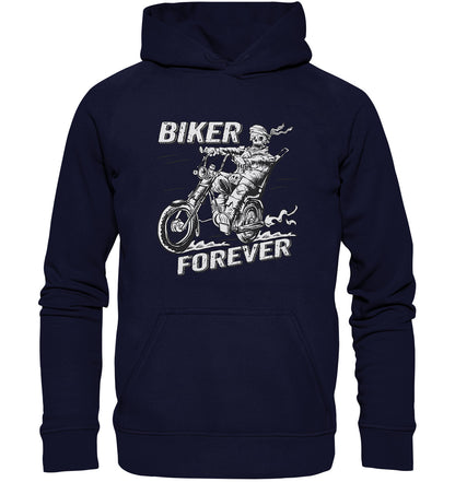 Biker forever - für immer Motorrad - Basic Unisex Hoodie Clothing Tops Basic Unisex Hoodie Hoodies