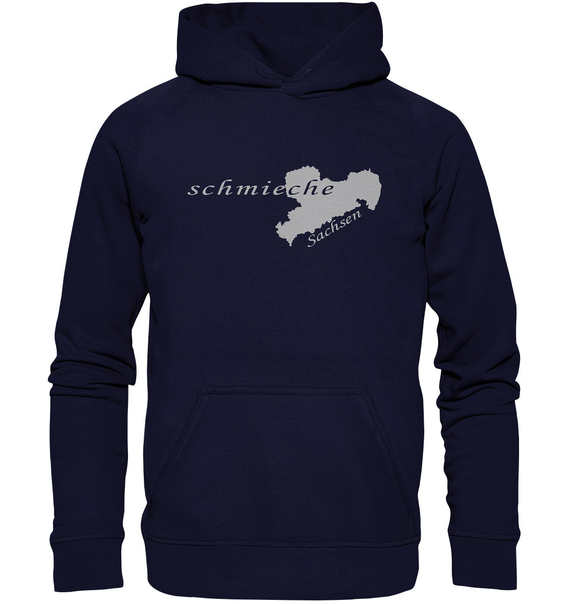 schmieche - zollstock - gliedermaßstab - sächsisch - dialekt - basic unisex hoodie