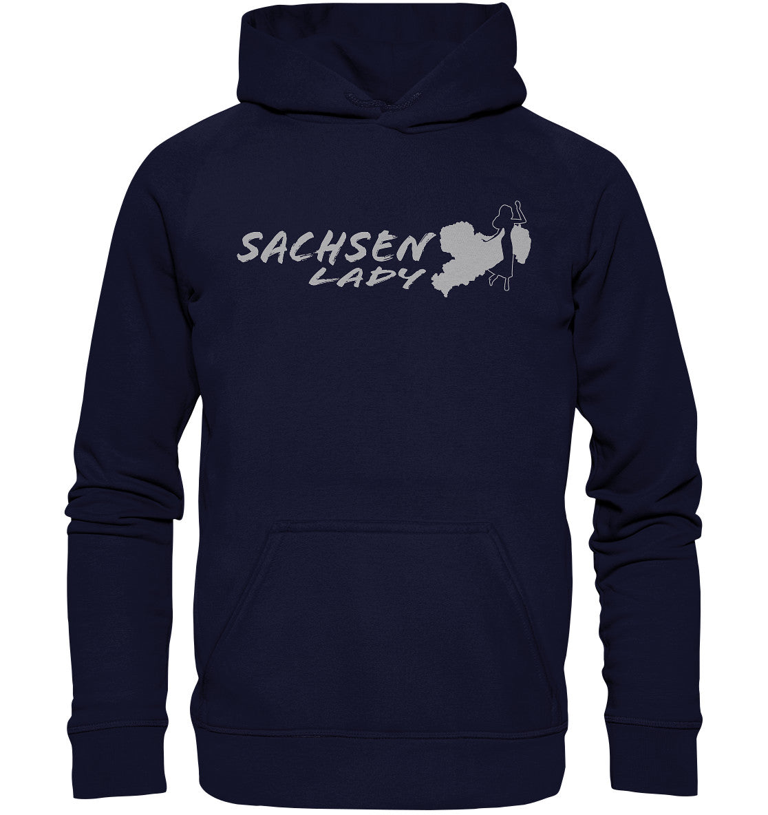 sachsenlady - sachsenladie - sachsen - dialekt - basic unisex hoodie