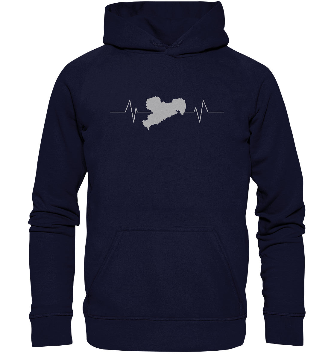 ich liebe mein sachsen - i love my saxony - basic unisex hoodie