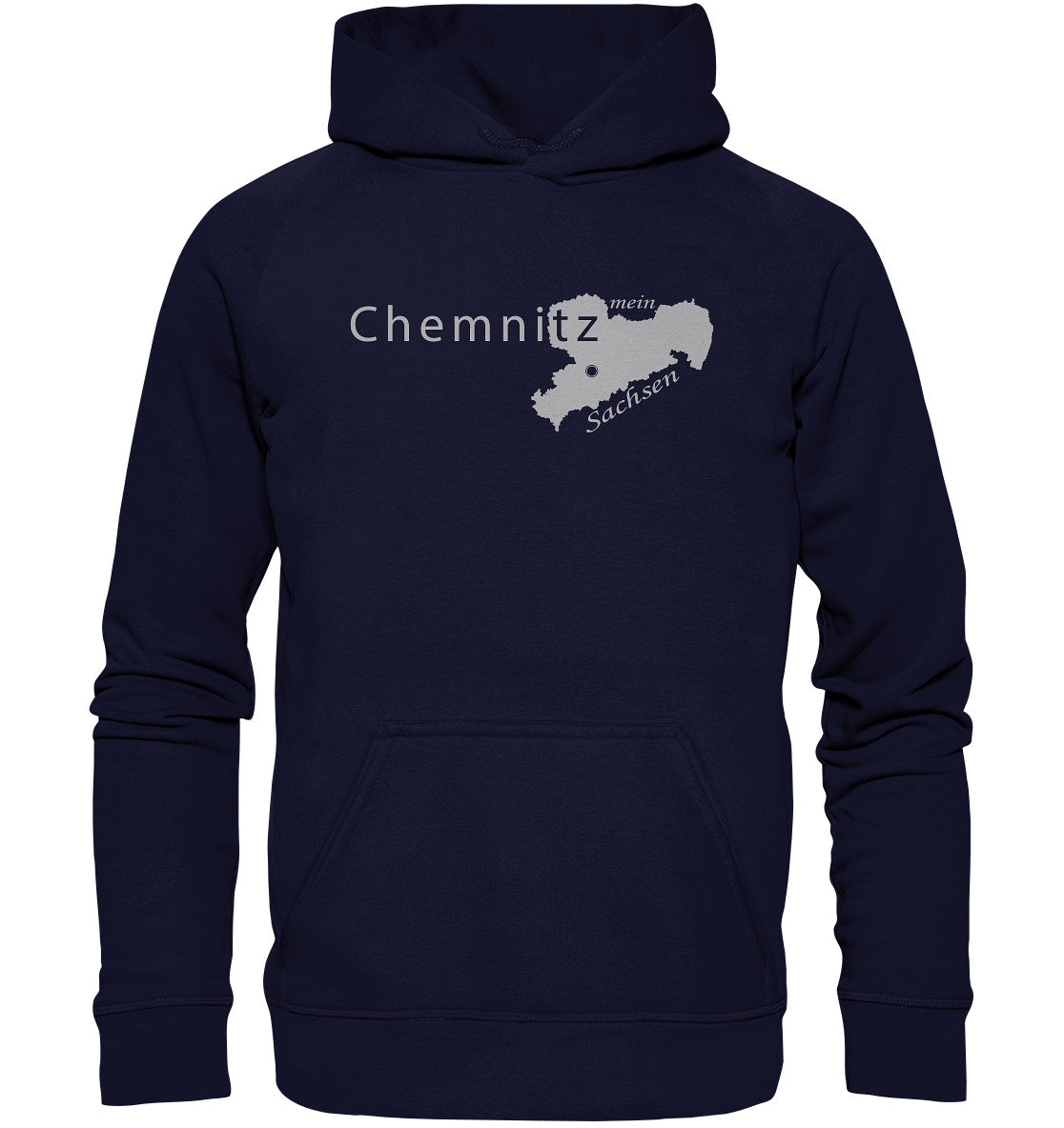 chemnitz - mein sachsen - heimatstadt - basic unisex hoodie