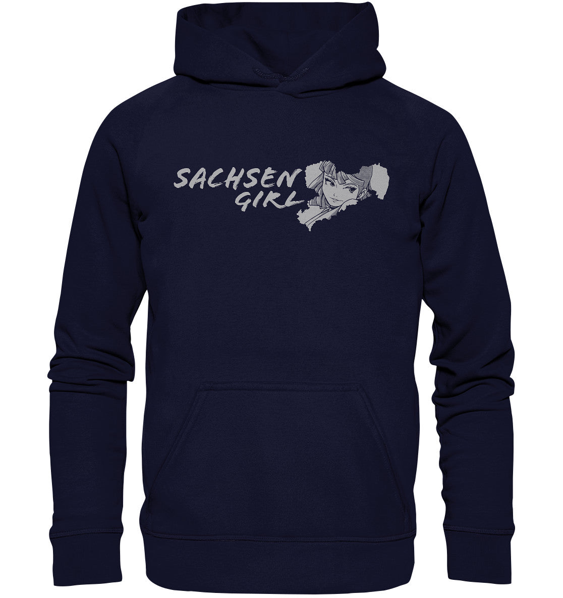 sachsengirl - sachsenlady - sachsen - dialekt - basic unisex hoodie