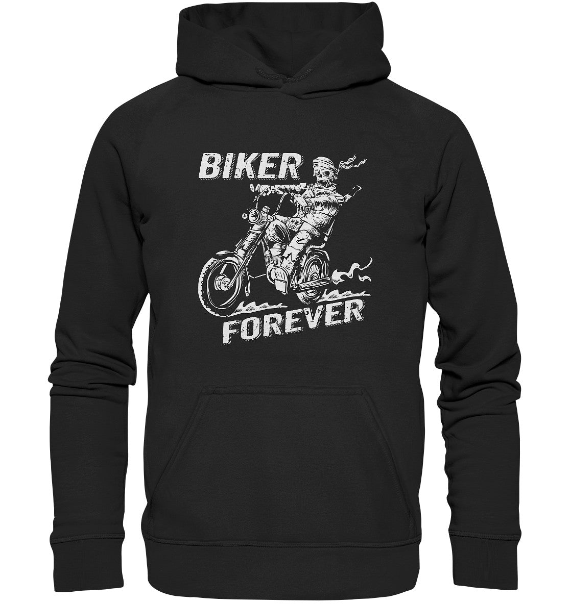 biker forever - für immer motorrad - basic unisex hoodie clothing tops basic unisex hoodie hoodies