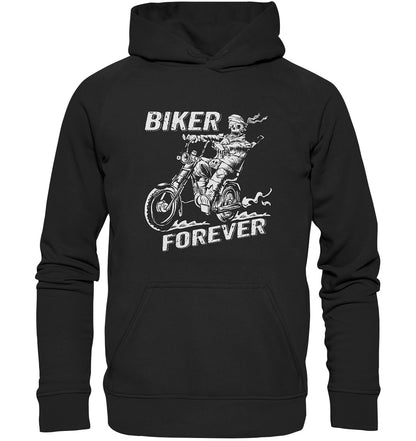 Biker forever - für immer Motorrad - Basic Unisex Hoodie Clothing Tops Basic Unisex Hoodie Hoodies