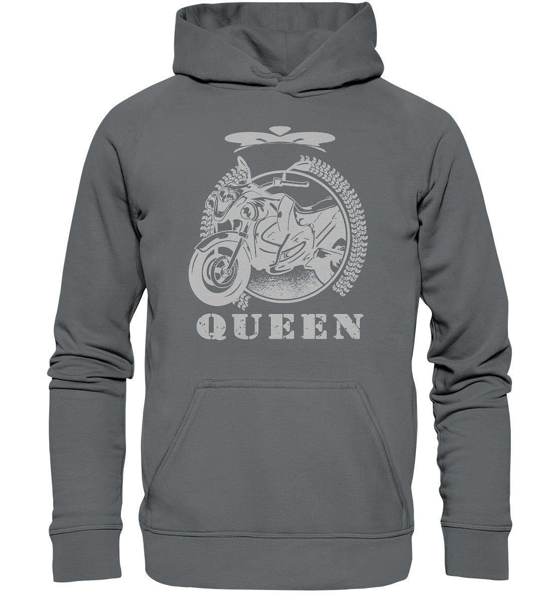 biker queen motorrad königin - basic unisex hoodie