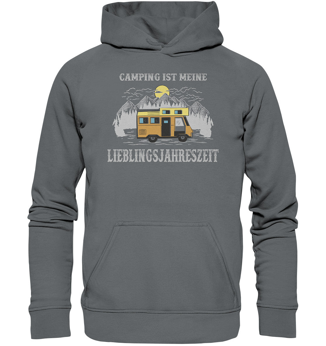 camping ist meine lieblingsjahreszeit - basic unisex hoodie