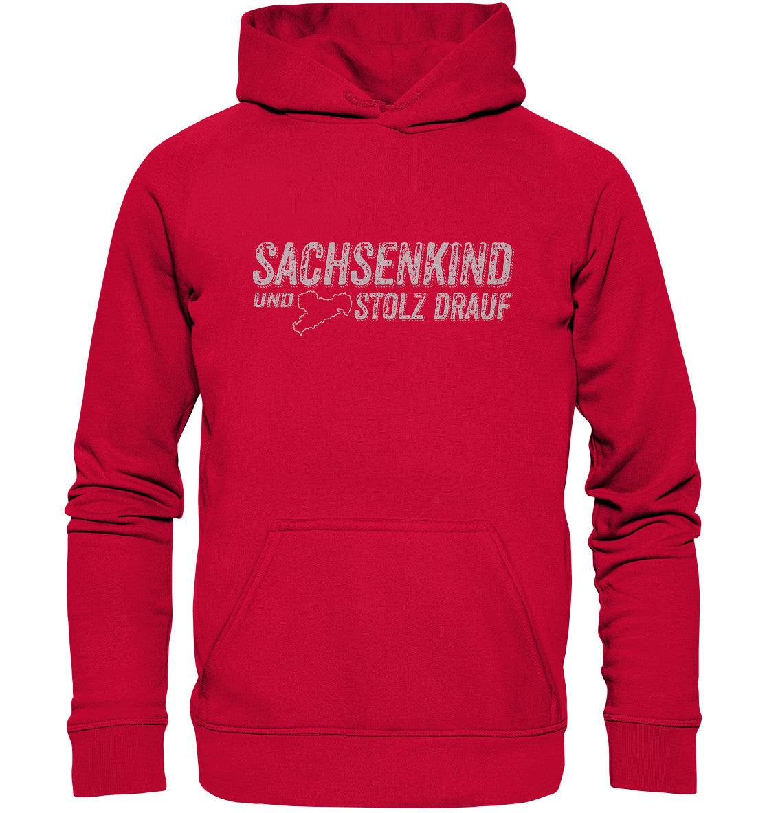 sachsenkind und stolz drauf - sachsen - basic unisex hoodie