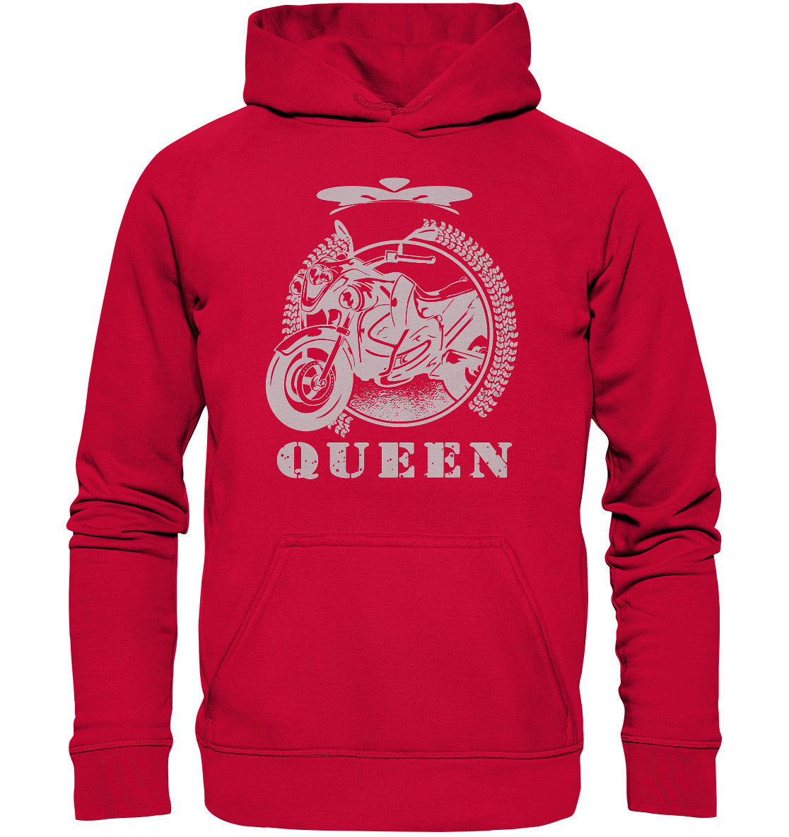 biker queen motorrad königin - basic unisex hoodie