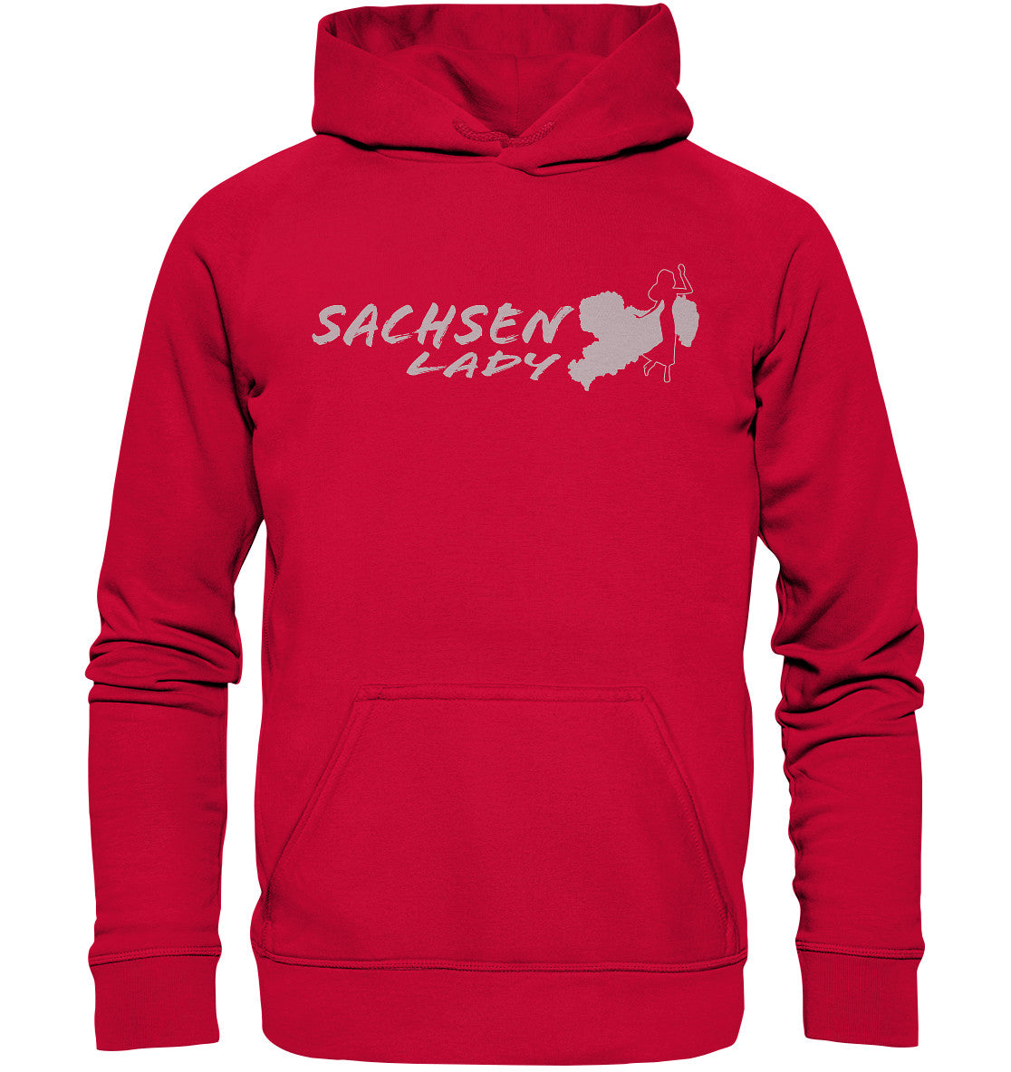 sachsenlady - sachsenladie - sachsen - dialekt - basic unisex hoodie