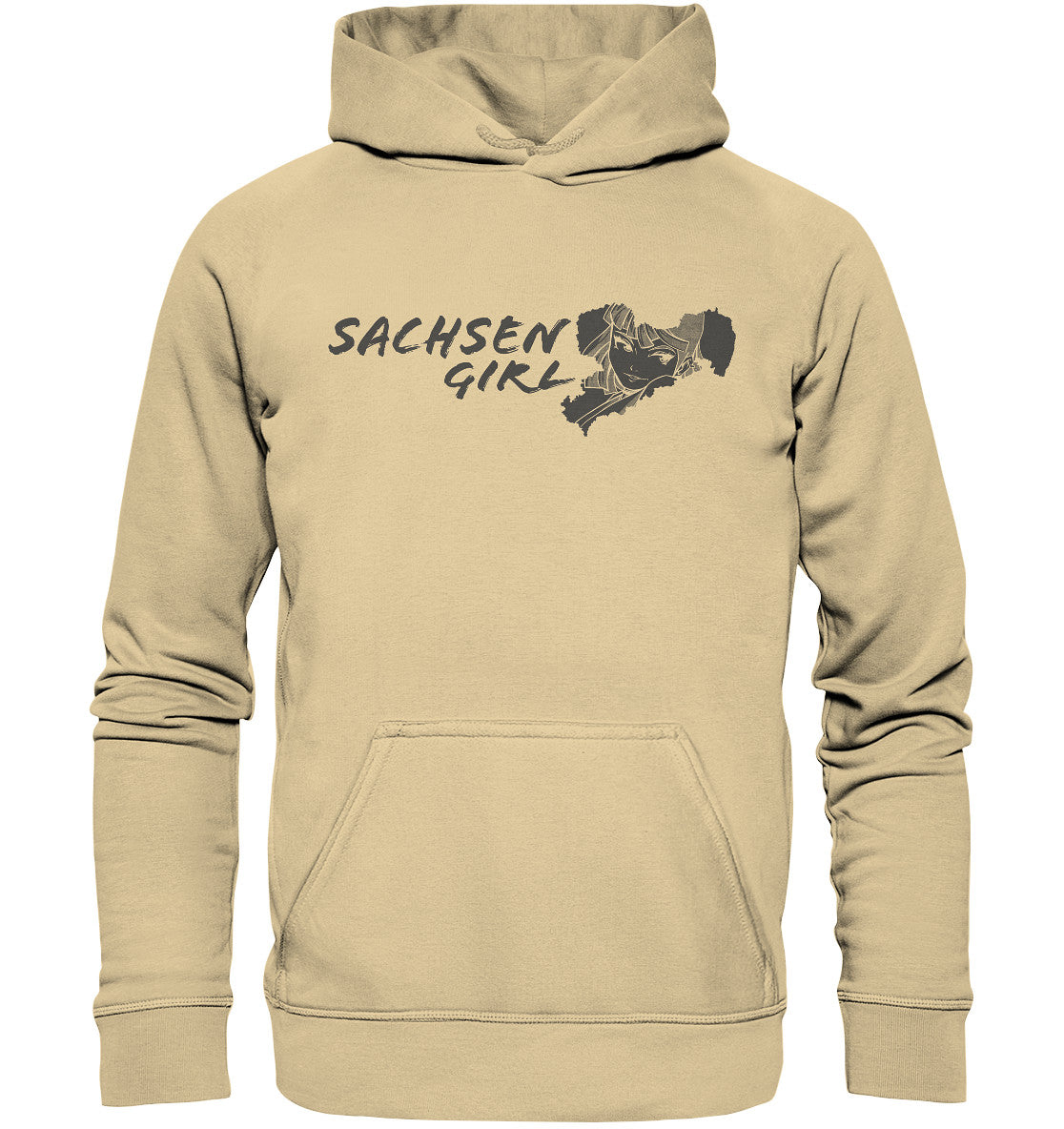 sachsengirl - sachsenlady - sachsen - dialekt - basic unisex hoodie