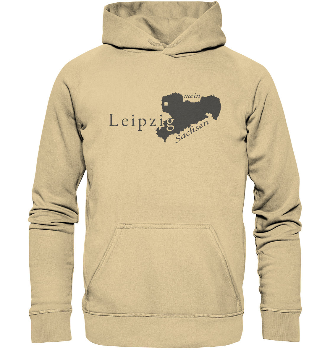 leipzig - mein sachsen - heimatstadt - basic unisex hoodie